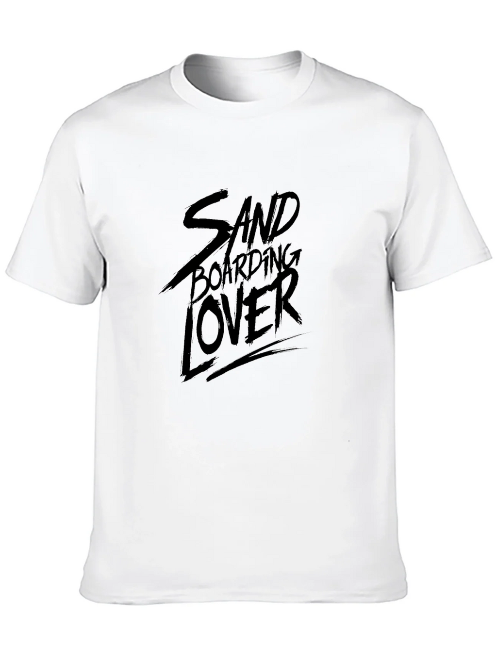 Sandboarding Lover T-Shirt - Black Graphic Tee