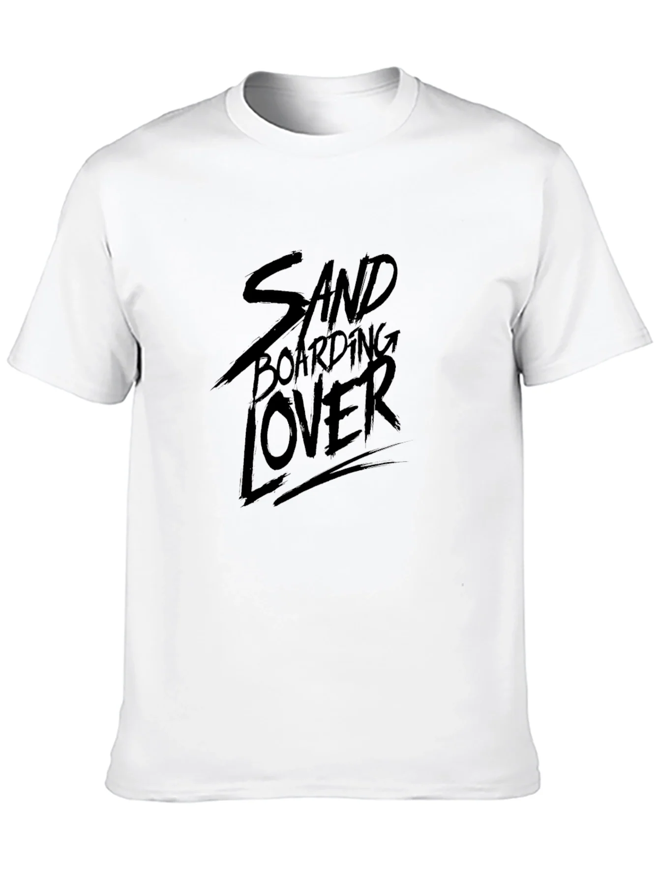 Sandboarding Lover T-Shirt - Black Graphic Tee
