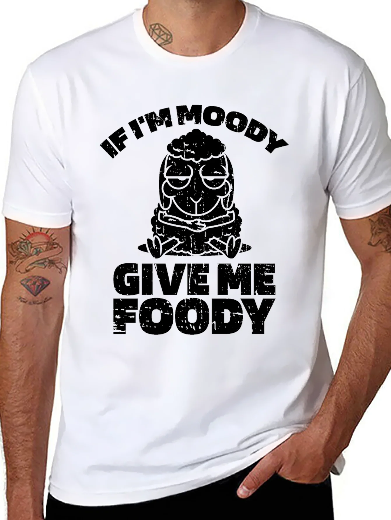 Moody Sheep Funny Graphic Tee