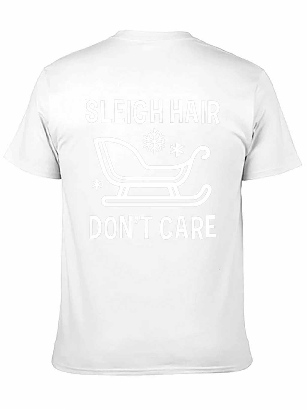 Sleigh Hair Dont Care Graphic Tee - Black