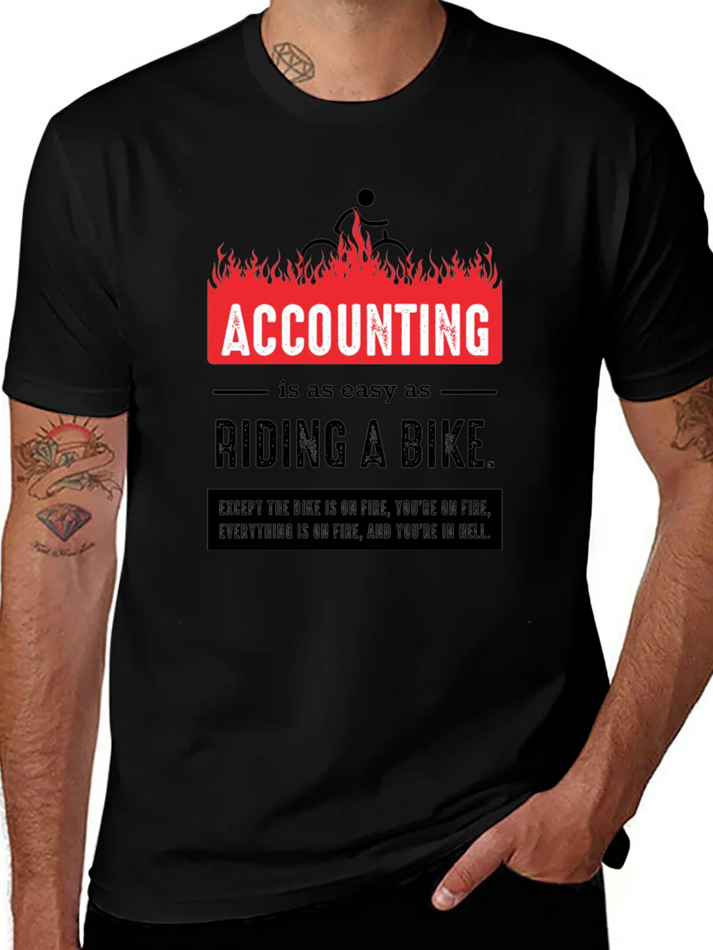 Accounting is Easy T-Shirt Funny CPA Gift