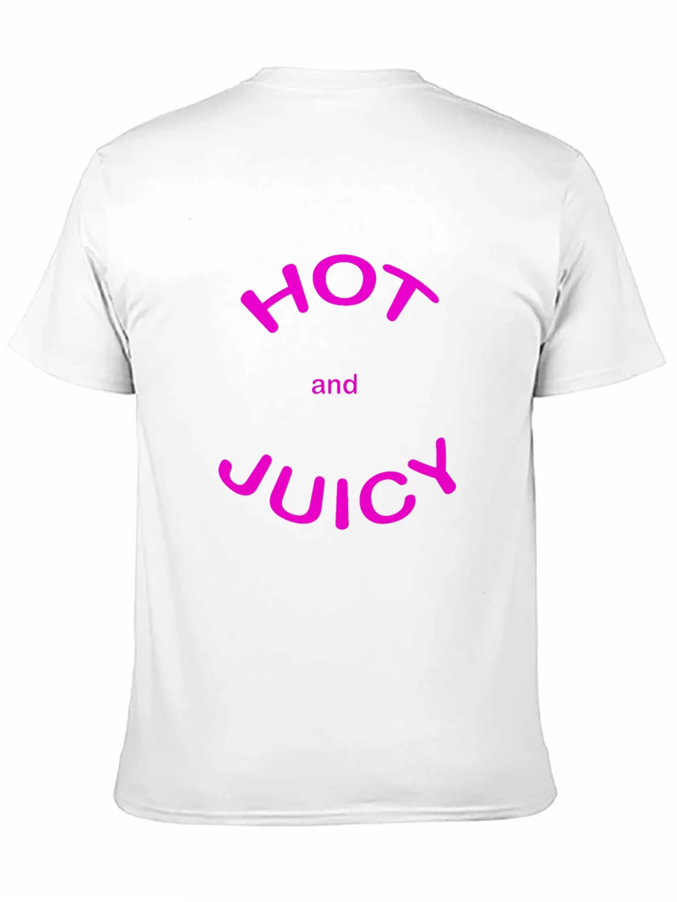 Hot and Juicy Graphic Tee - Black Cotton Blend
