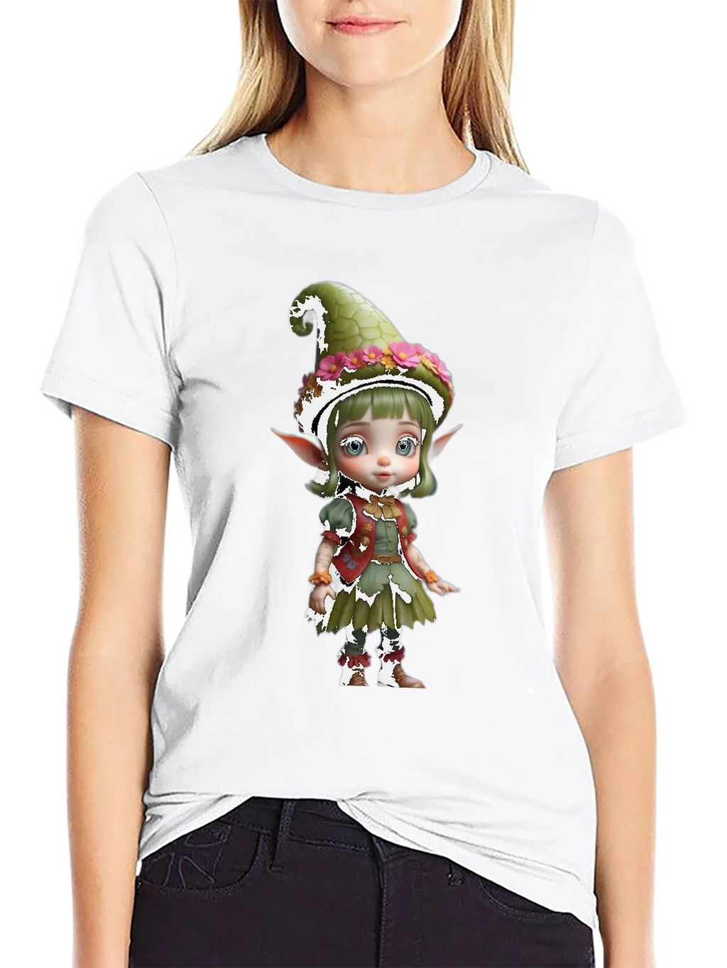 Whimsical Elf Graphic Tee