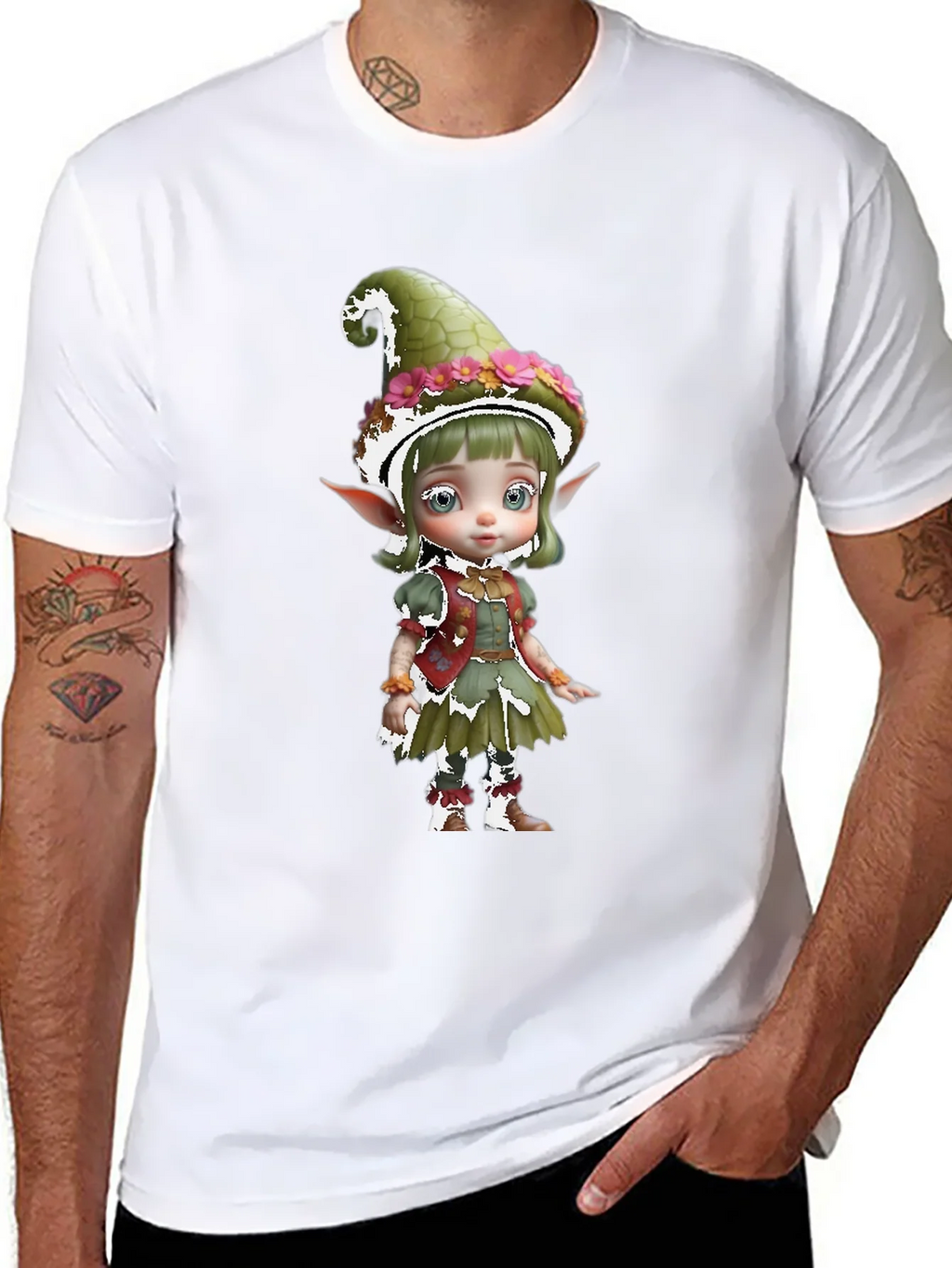 Whimsical Elf Graphic Tee