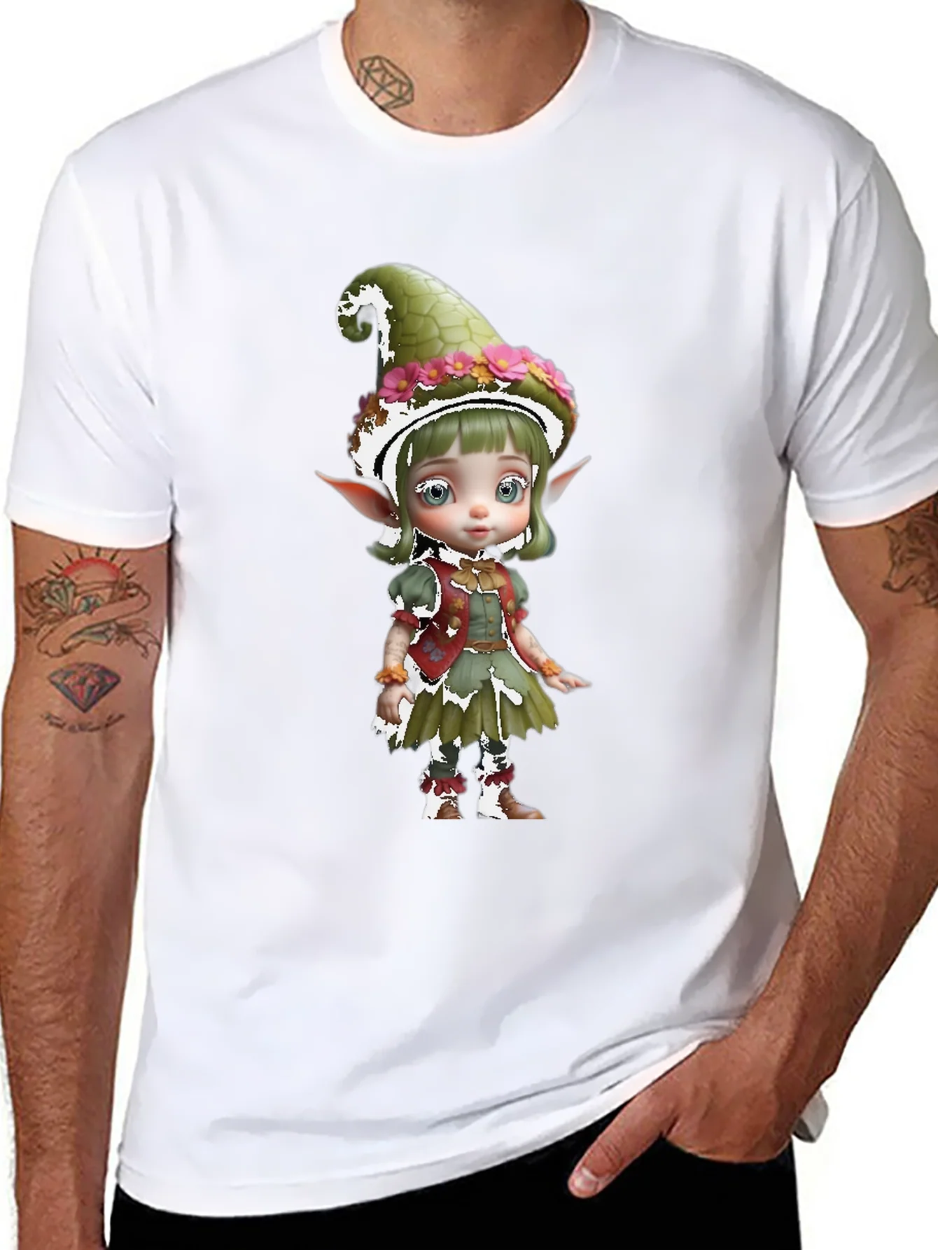 Whimsical Elf Graphic Tee