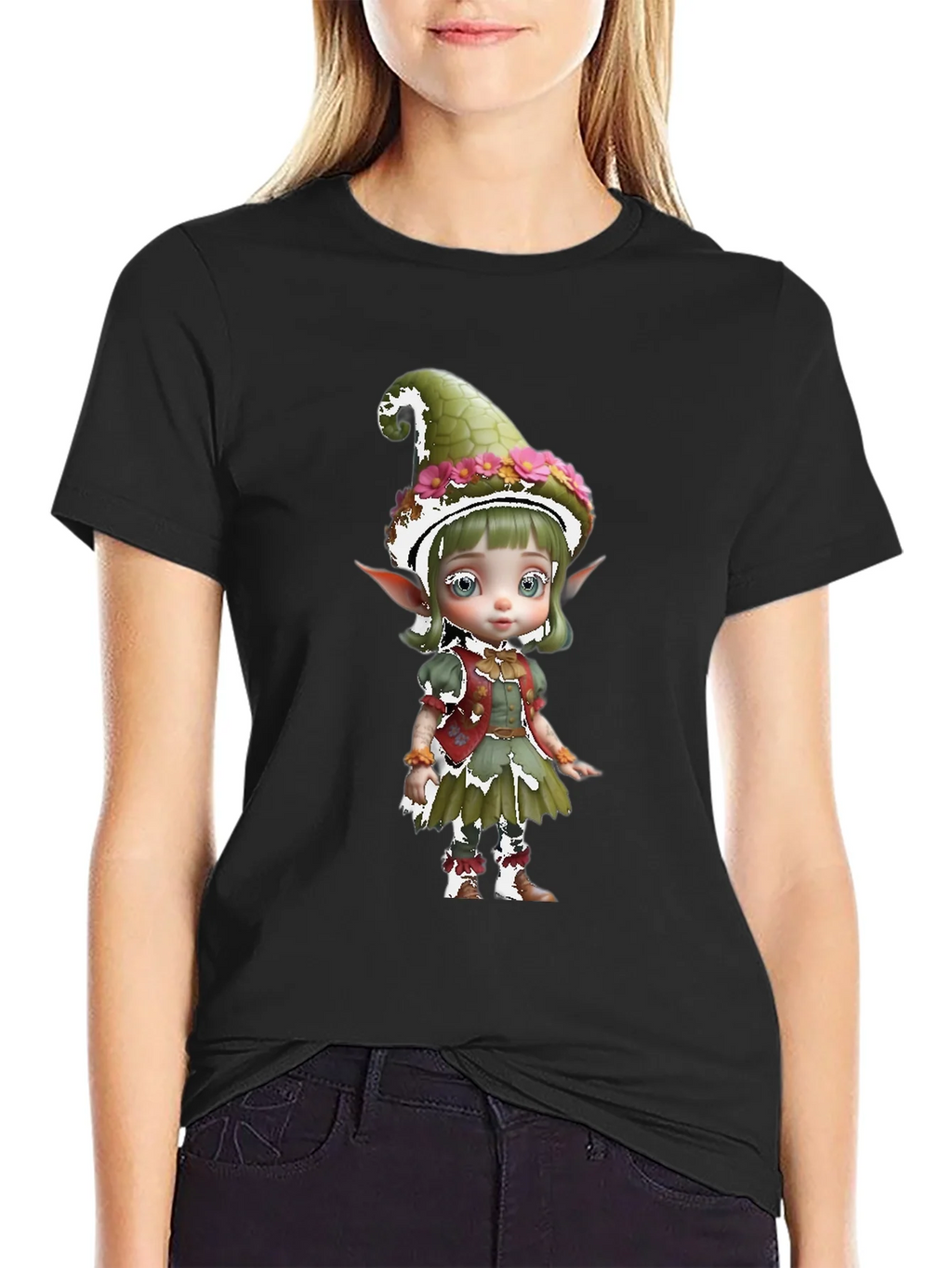 Whimsical Elf Graphic Tee
