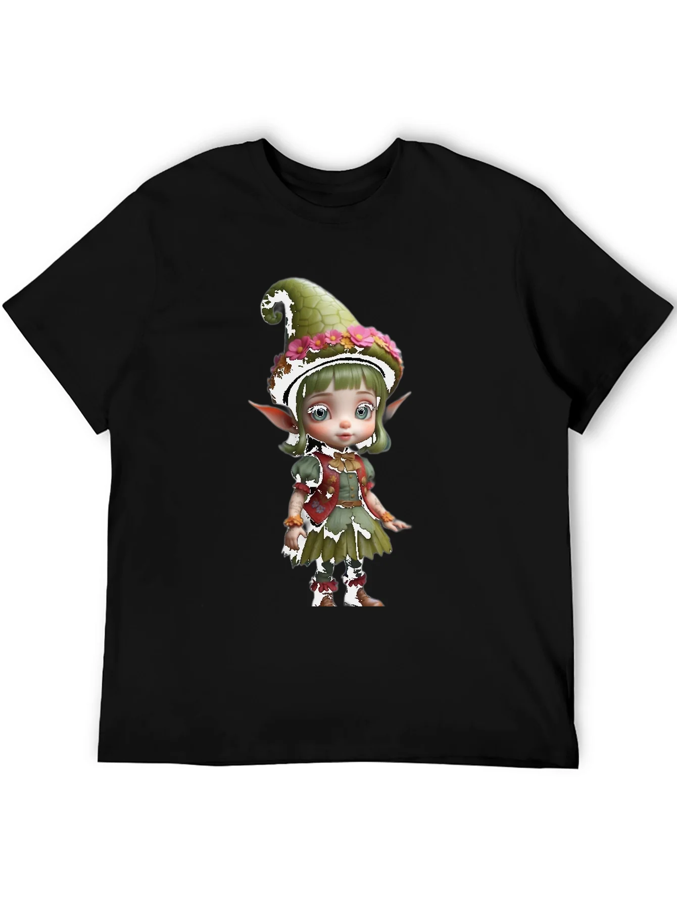 Whimsical Elf Graphic Tee