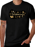 Dreaming Graphic Tee - Stylish Black T-Shirt