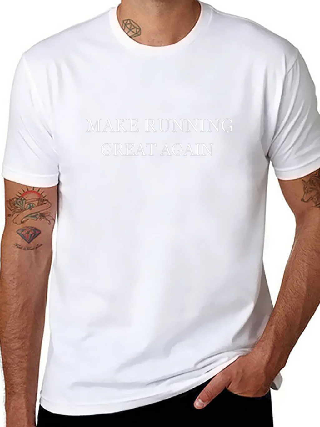 Make Running Great Again Graphic Tee