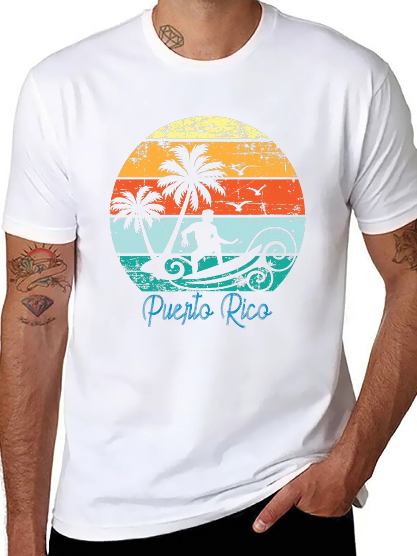 Puerto Rico Surfing T-Shirt