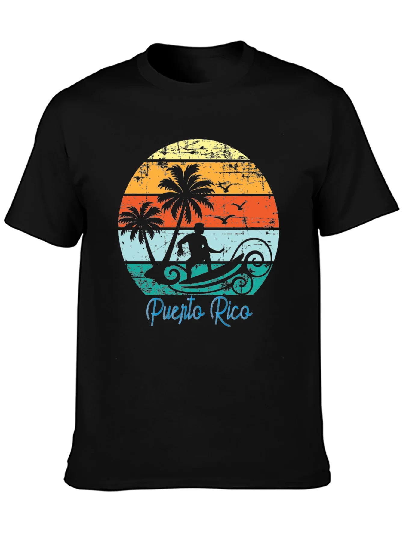 Puerto Rico Surfing T-Shirt
