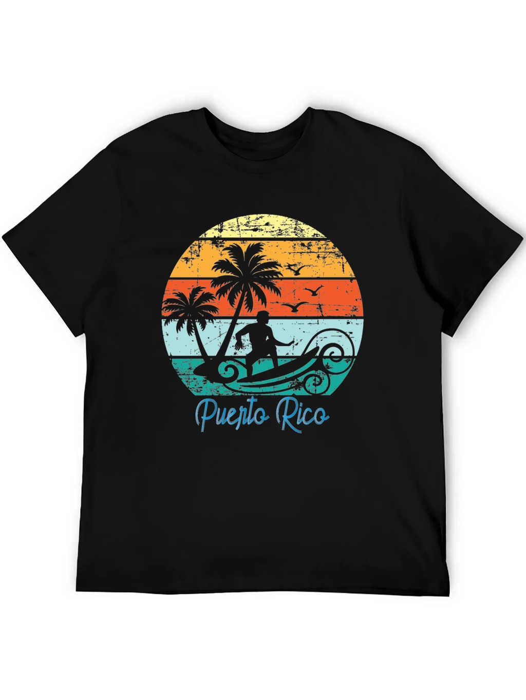 Puerto Rico Surfing T-Shirt