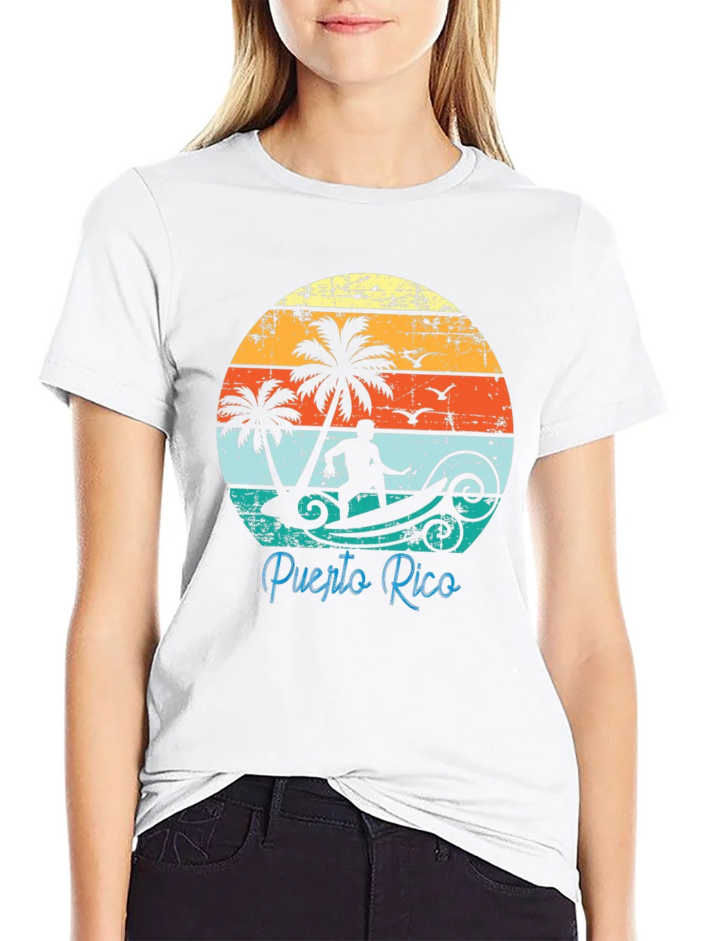 Puerto Rico Surfing T-Shirt