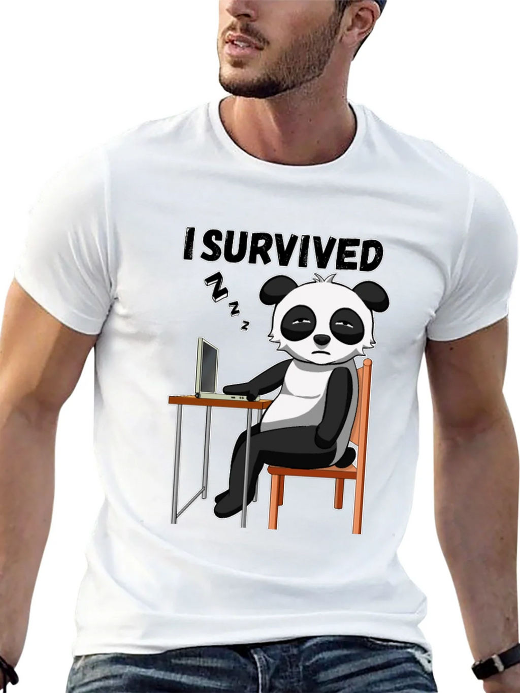 I Survived Panda T-Shirt