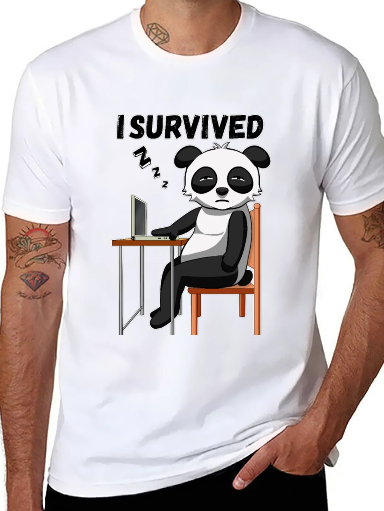 I Survived Panda T-Shirt