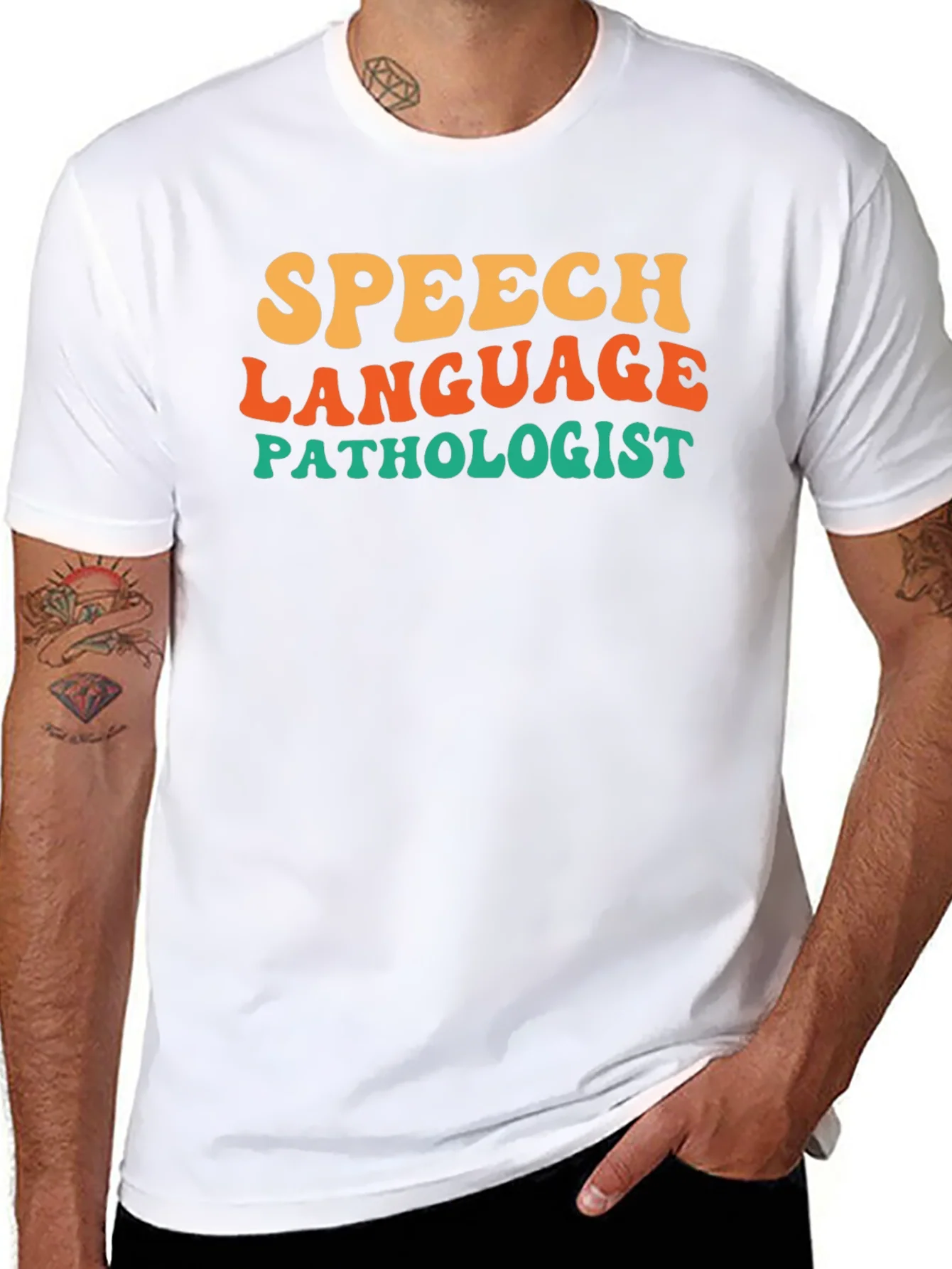 Retro Speech Language Pathologist Graphic Tee